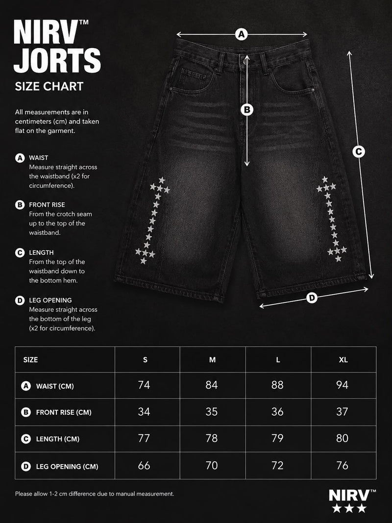 888J1WB Size Chart
